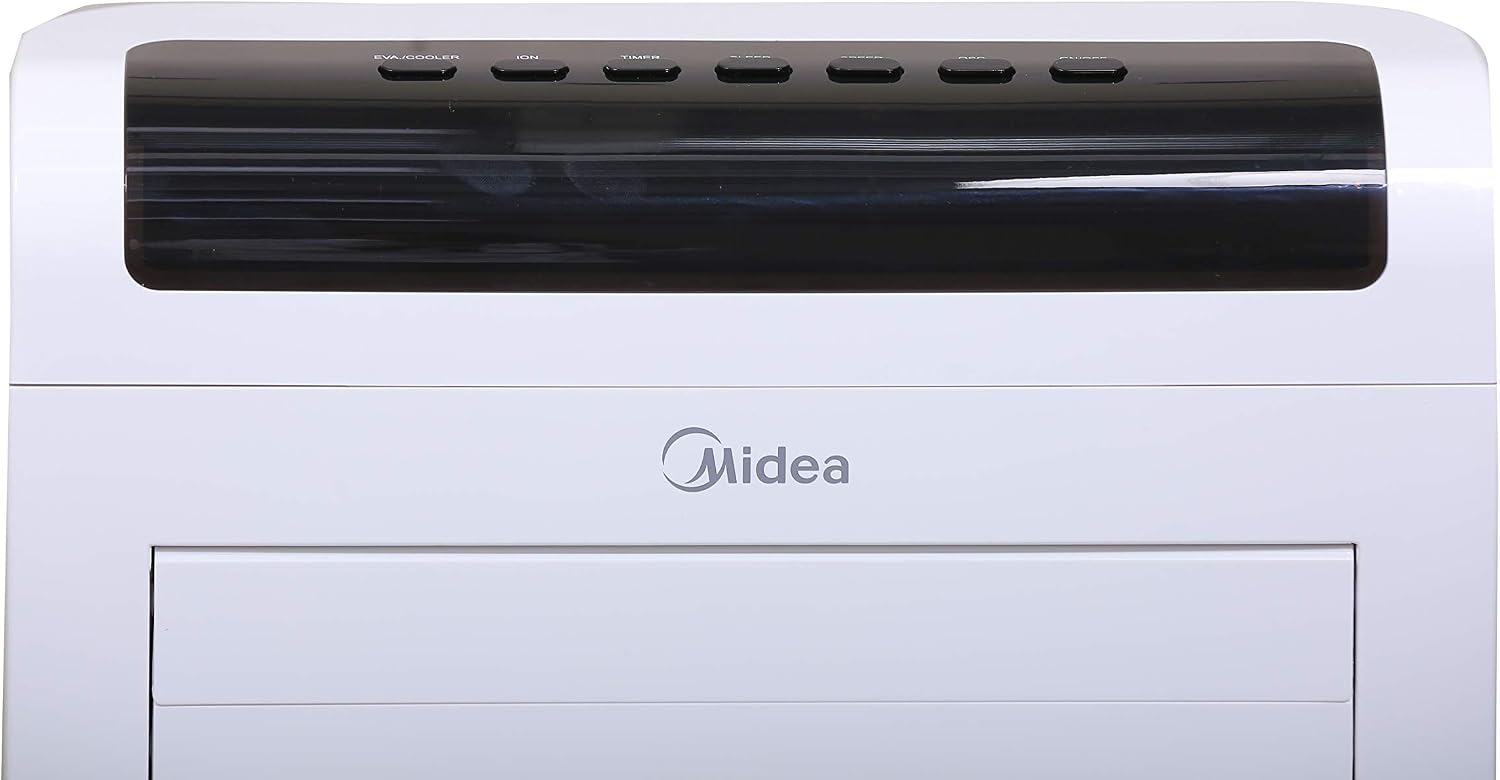 Midea Summer + Winter Air Cooler with Remote for Home & Heavy Duty Air-Conditioning, 2 Wind Speeds for Outdoor & Indoor Use, Whisper-Quiet Performance and Low Power Consumption with 60W - AC120-15C