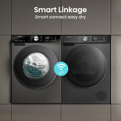 Hisense 10/6 kg Washer Dryer – 1400 RPM Inverter Motor Steam Refresh Smart WiFi WD3S1043BT