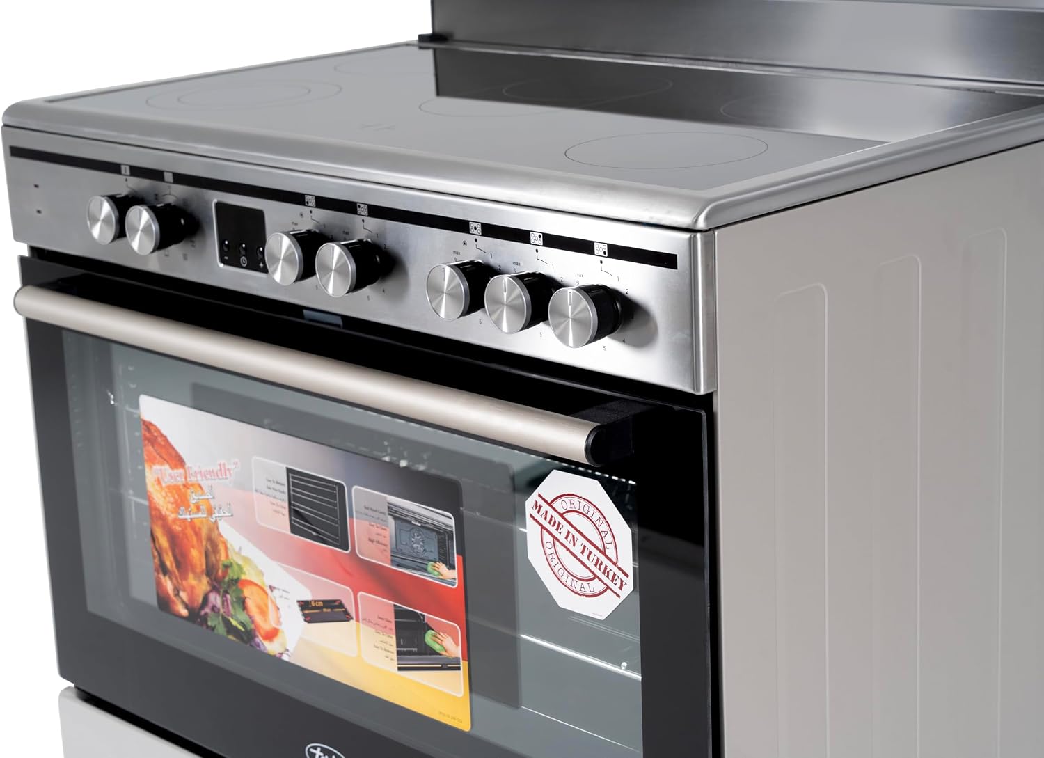 Terim 90X60 Ceramic Cooking Range, 9 Oven Function With Turbo Fan, Tervc96St