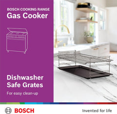 Bosch Free Standing Gas Cooker 90cm, 147L, German Engineering Cooking Range HGW3ASQ50M