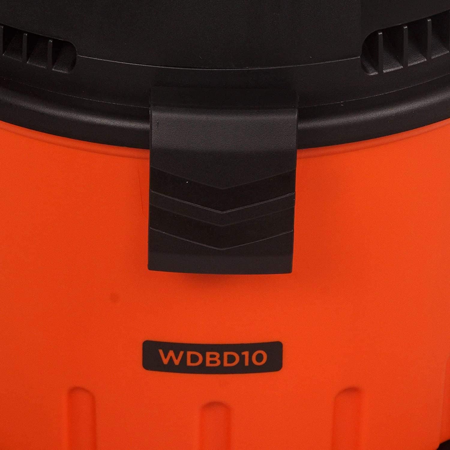 Black & Decker 1200W 10 Liter Wet and Dry Tank Drum Vacuum Cleaner, Orange/Black - WDBD10-B5