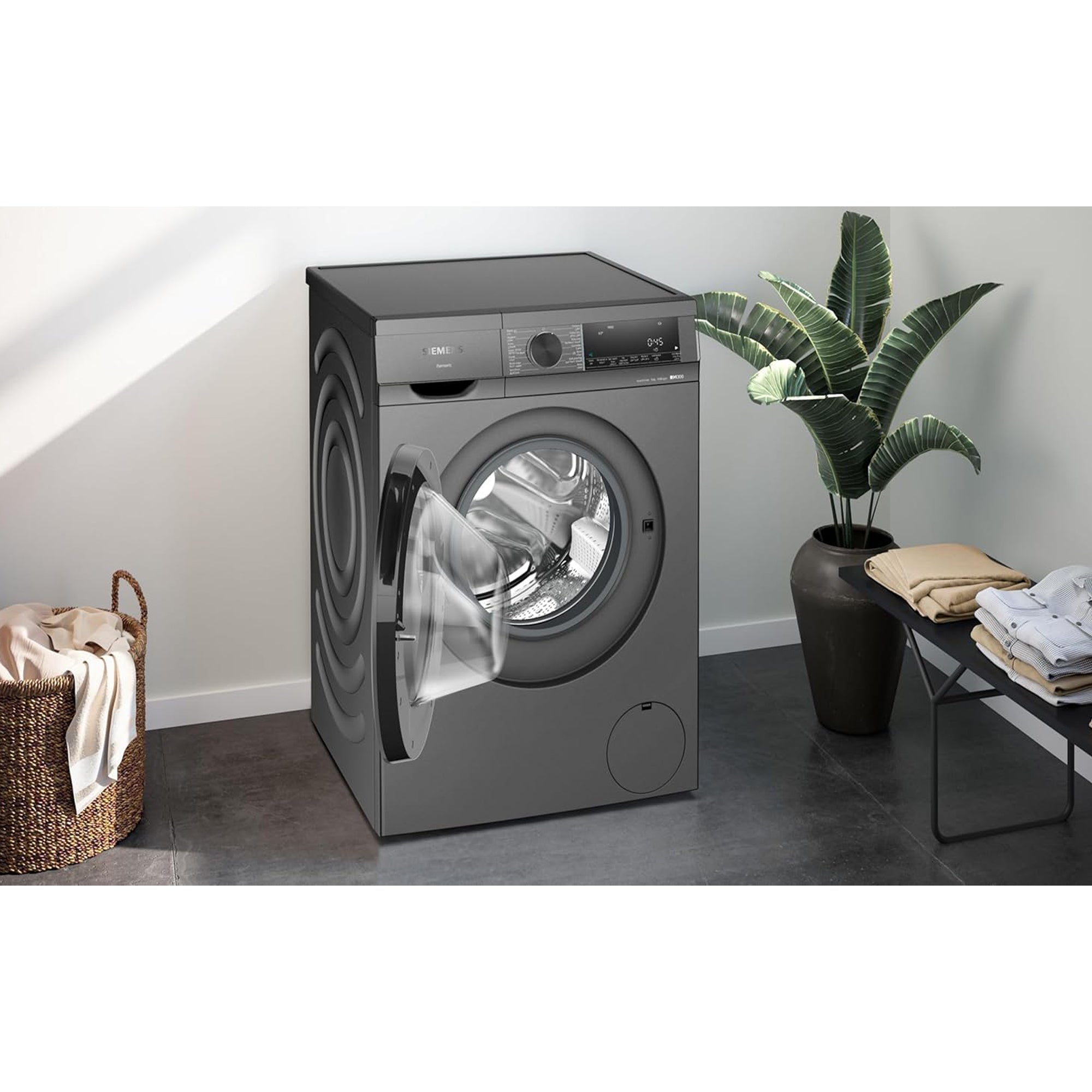 Siemens Front Load Washing Machine 9 kg – iQdrive Motor 1400 RPM & Multiple Wash Programs WG44A1ZRGC