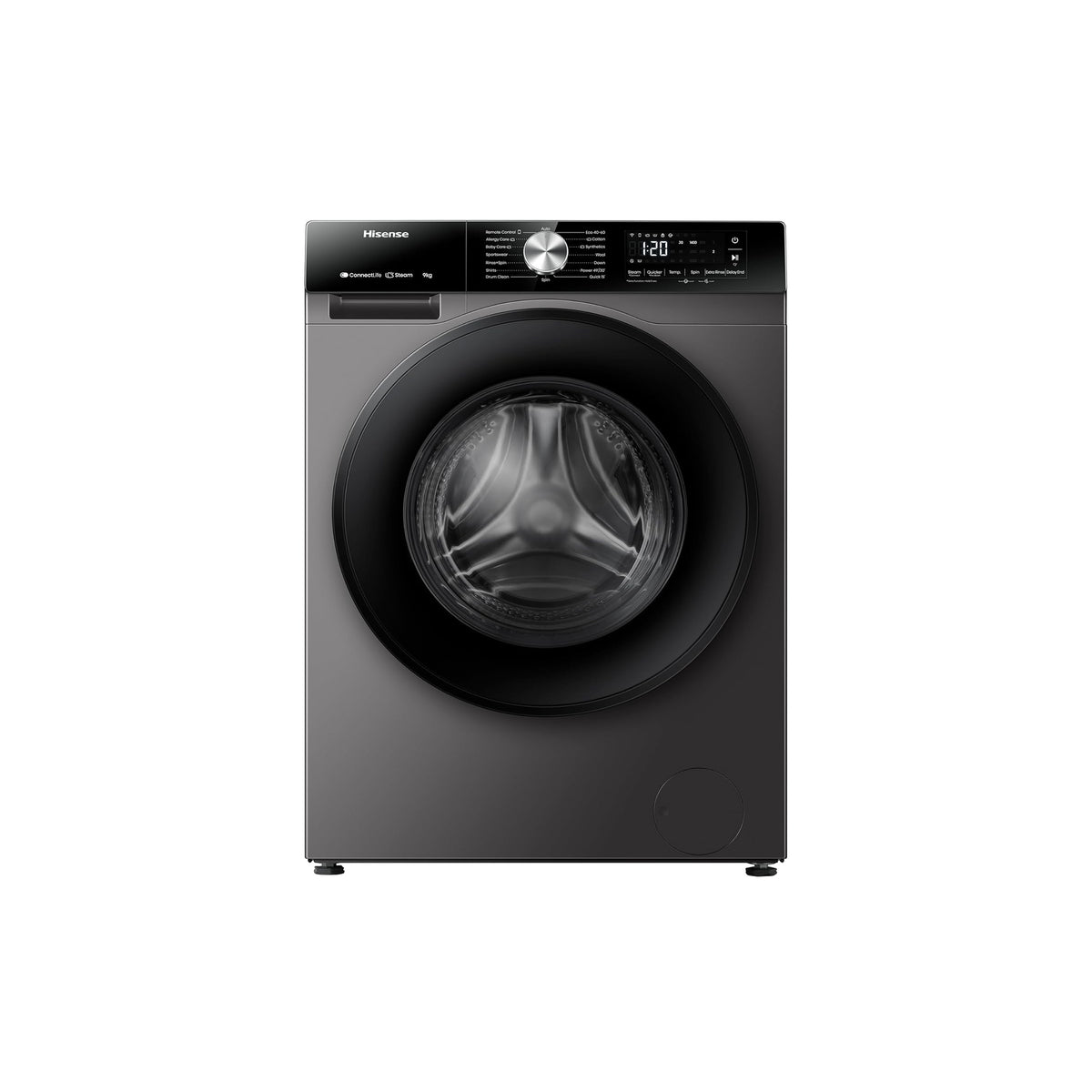 Hisense 10/6 kg Washer Dryer – 1400 RPM Inverter Motor Steam Refresh Smart WiFi WD3S1043BT