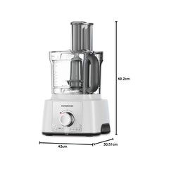 Kenwood MultiPro Express Food Processor 1000W 3L Bowl Blender Juicer Grinder 10 Attachments FDP65.750WH
