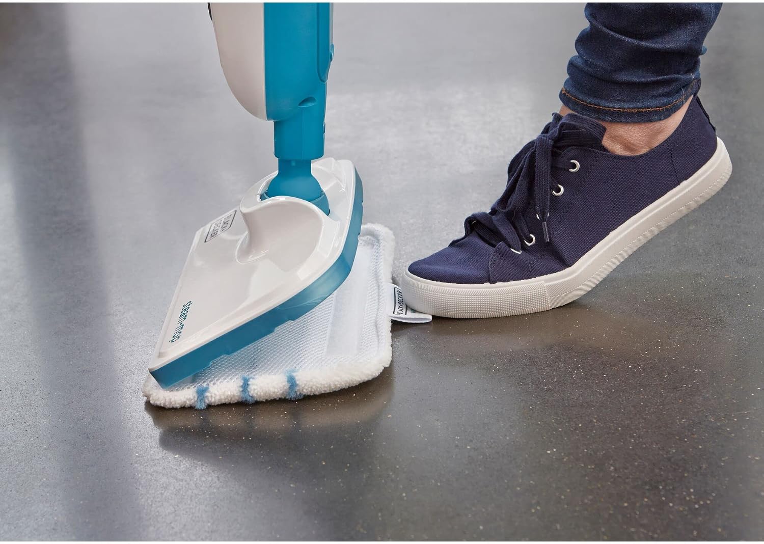 Black+Decker FSMH13E5-GB, 1300w 5in1 Steam-Mop, White, 1300 W, 380 milliliters