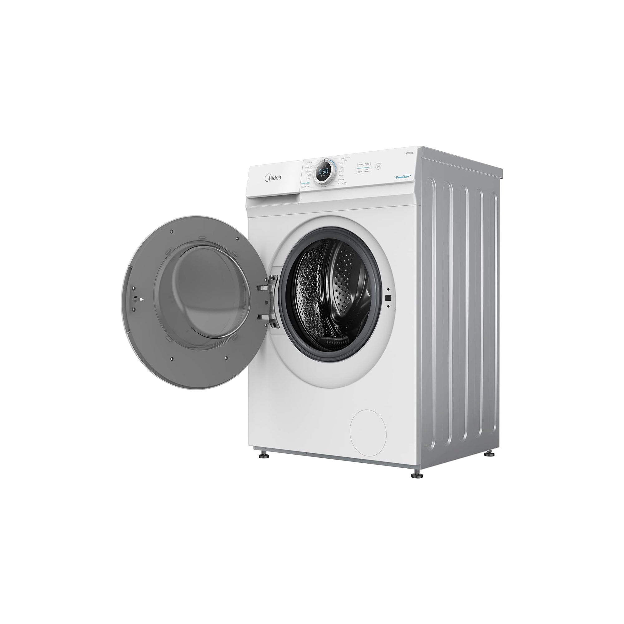 Midea Front Load Washing Machine 7 kg Lunar Dial 15 Wash Programs 1200 RPM & 90 Hygiene MF100W70W