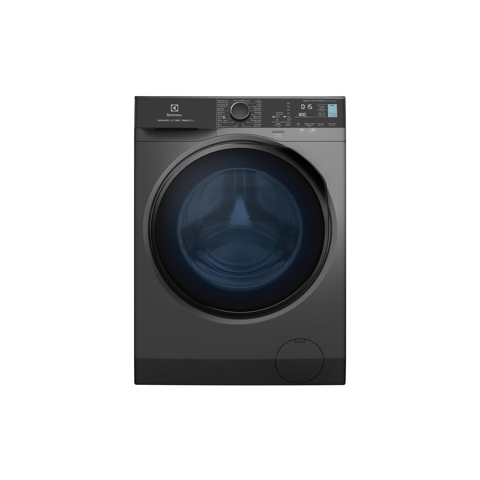 Electrolux 9/6 kg Washer Dryer – 1200 RPM EcoInverter UltraMix SensiCare EWW9024P5SB