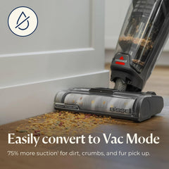 BISSELL CrossWave OmniForce Edge Cordless Wet & Dry Vacuum Cleaner ZeroGap Edge Cleaning PowerVac Mode 4000E