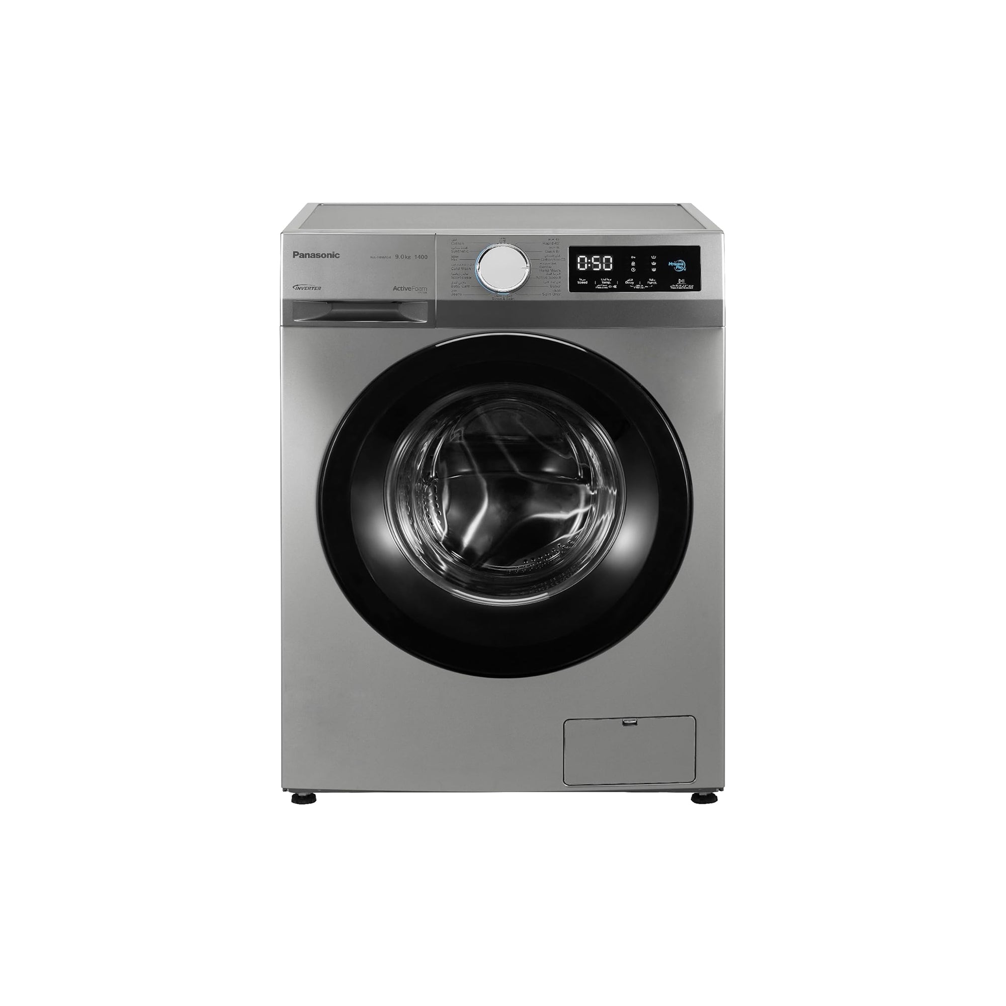 Panasonic 9kg Front Load Washing Machine – 1400 RPM  Inverter Motor Abaya Wash ActiveFoam NA-149MG4L