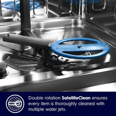 Electrolux 15 Place Settings Freestanding Dishwasher – 8 Programs Inverter Motor SatelliteClean AirDry ESZ89300SX (silver)