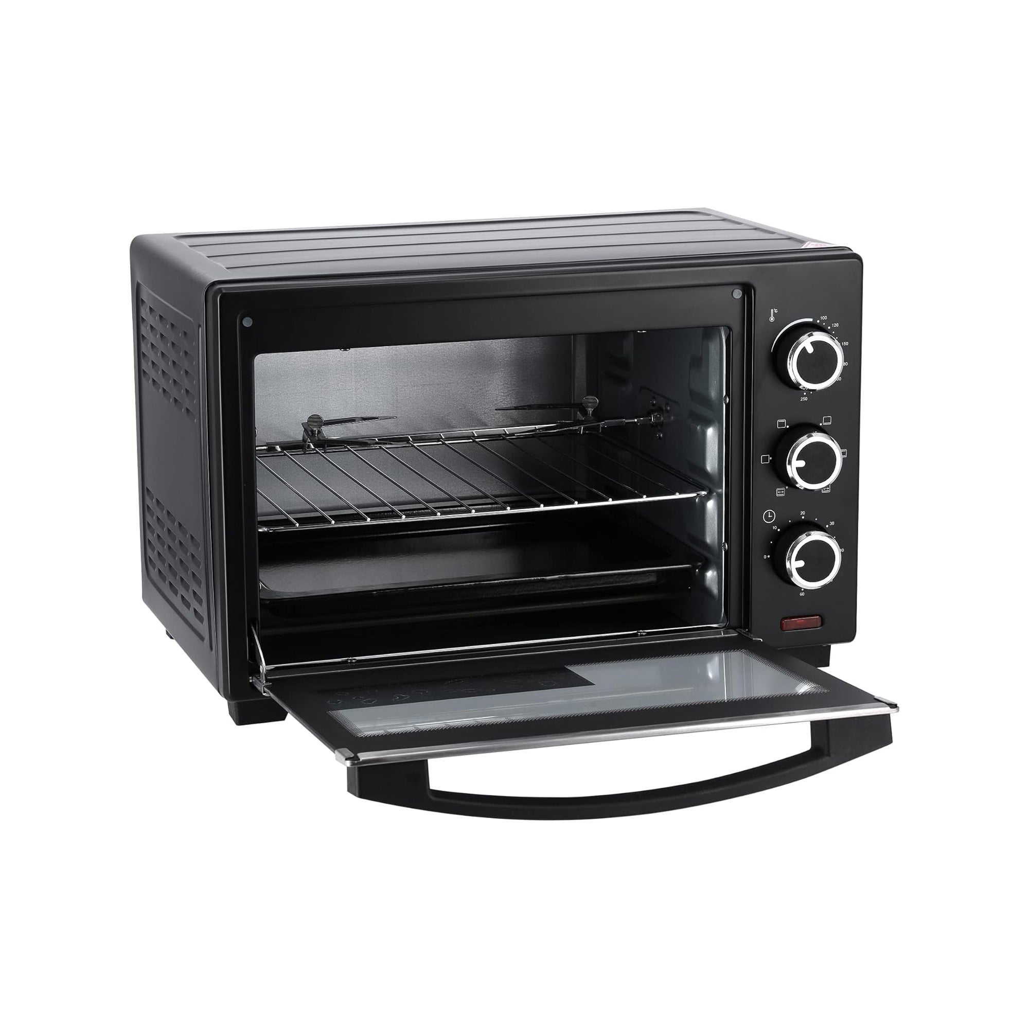 Olsenmark 24 Liter Electric Oven with Rotisserie – 1600W 6 Heating Stages 60-Min Timer Adjustable Temperature OMO2277
