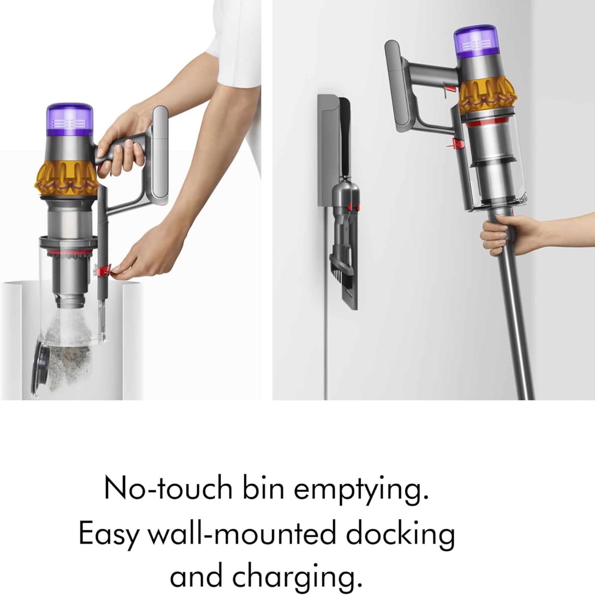 Dyson V15 Detect Cordless Vacuum Cleaner 240AW Laser Dust Detection HEPA Filtration Up to 60 Minutes