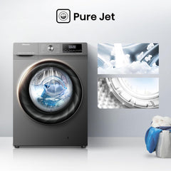 Hisense 10kg Front Load Washing Machine – Inverter Motor Steam Care Quick Wash WFQY1014EVJMT