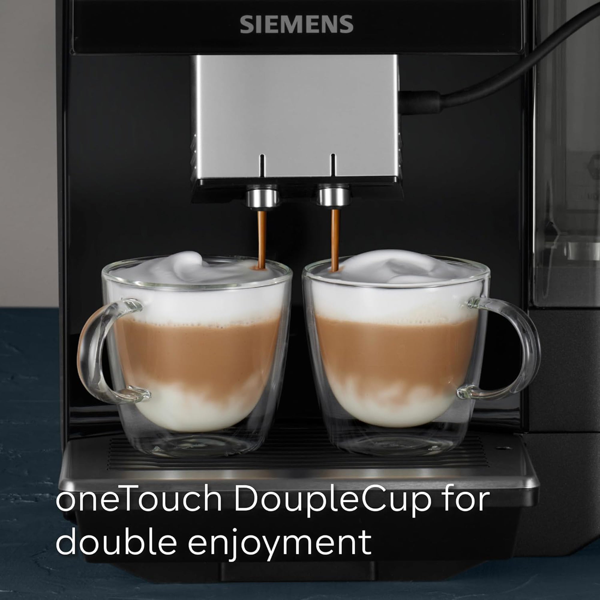 Siemens EQ700 Fully Automatic Espresso Machine 35 Coffee Specialties Cold Brew Slow Brew Home Connect TP713GB9