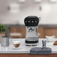 Smeg 50's Retro Style Espresso Coffee Machine Professional Pressure Adjustable Cappuccino System Anti-Drip ECF02CRUK