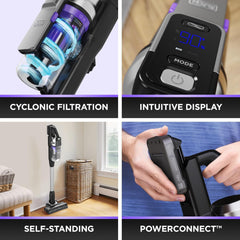 BLACK+DECKER PowerSeries Premier Cordless Stick Vacuum Cleaner 18V 72 Minutes Runtime Anti-Tangle Brush BSV520BRP-GB