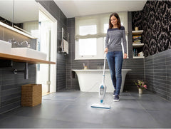Black+Decker FSMH13E5-GB, 1300w 5in1 Steam-Mop, White, 1300 W, 380 milliliters