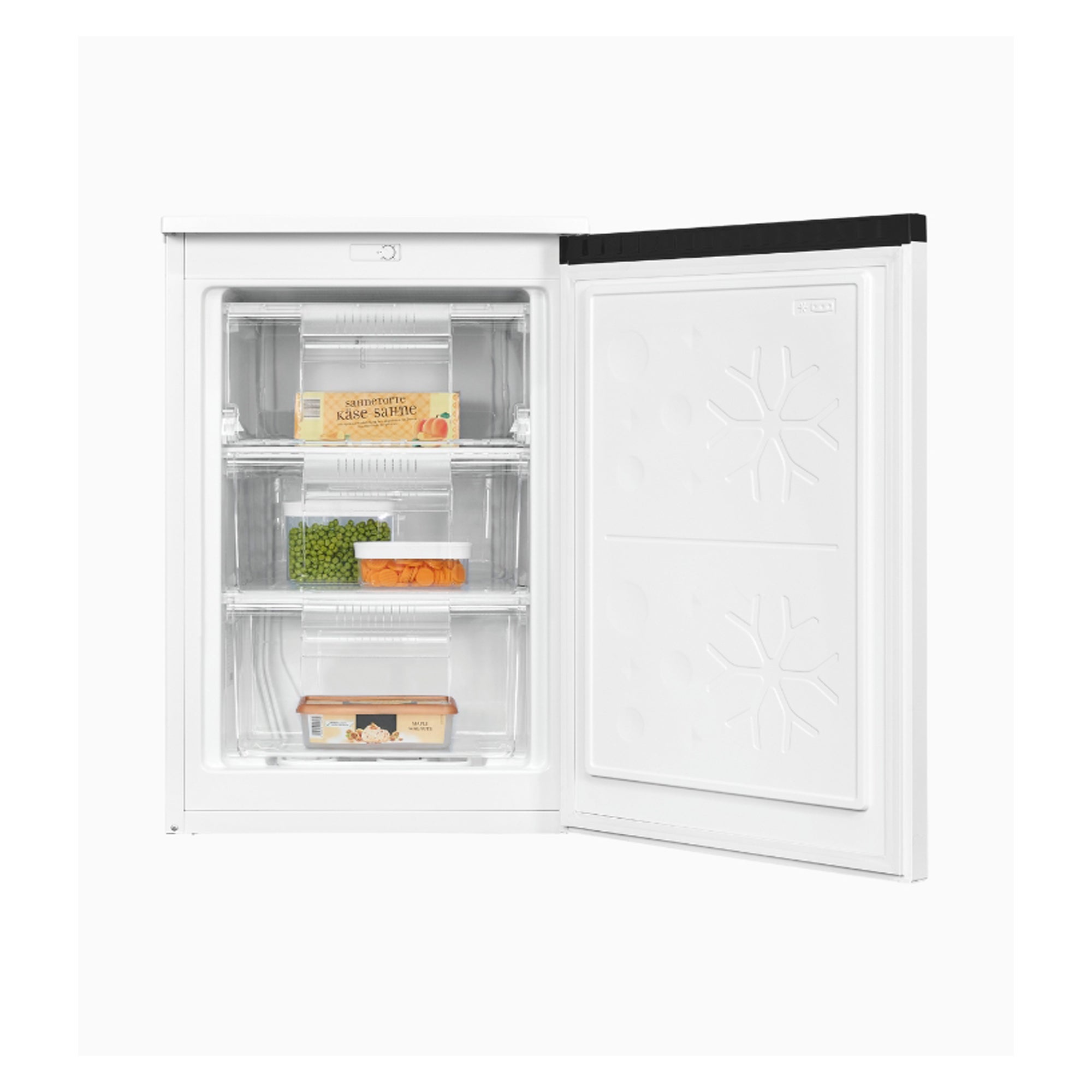 Exquisit Freestanding Freezer 85L 4-Star Freezing Manual Temperature Control Reversible Door GS81-051C (White)