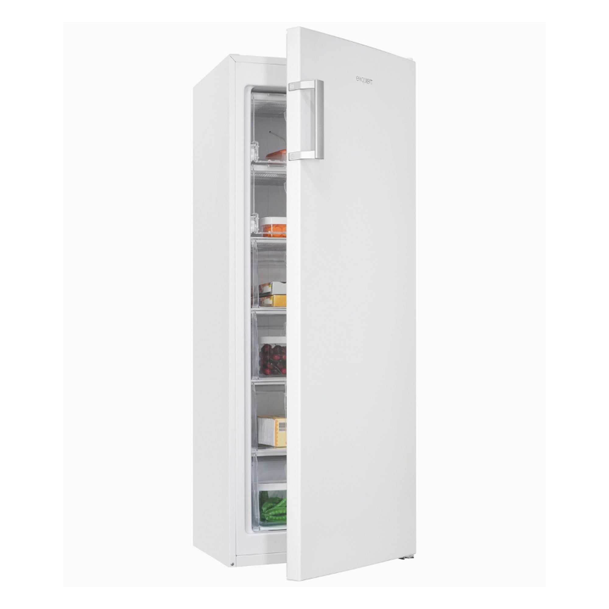 Exquisit Upright Freezer 177L 4-Star Freezing Manual Temperature Control Reversible Door GS230-H-050C (White)