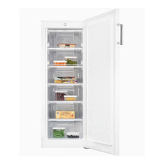 Exquisit Upright Freezer 177L 4-Star Freezing Manual Temperature Control Reversible Door GS230-H-050C (White)