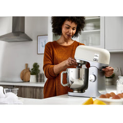 Kenwood kMix Stand Mixer – 1000W 5L Bowl Smart Speed Control Fold Function Cream KMX750CR (creamy finish)