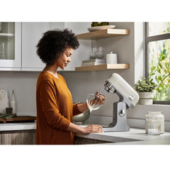 Kenwood kMix Stand Mixer – 1000W 5L Bowl Smart Speed Control Fold Function Cream KMX750CR (creamy finish)