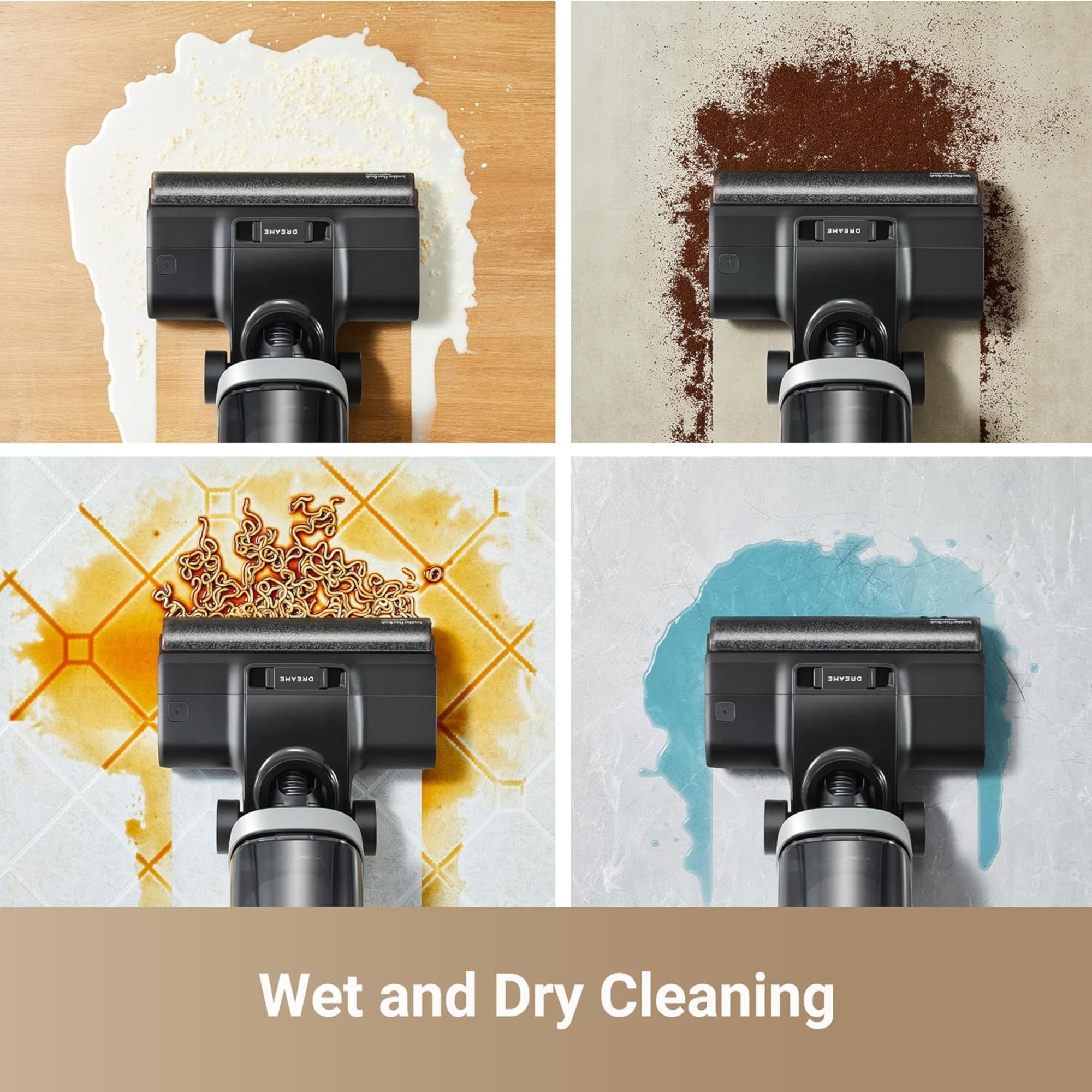 Dreame H14 Cordless Wet & Dry Vacuum Cleaner 180° Lie-Flat 18000Pa Hot Water Self-Cleaning Fast Hot Air Drying