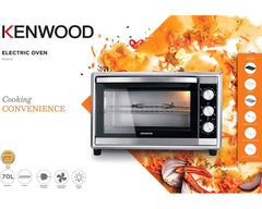 Kenwood MOM70 70L Toaster Oven, 2200W, Rotisserie & Convection, Silver