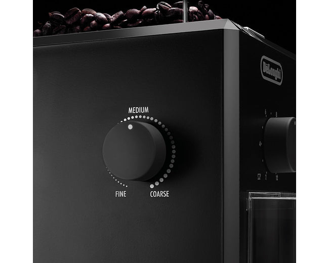 De'Longhi KG79 burr coffee grinder - grind selector