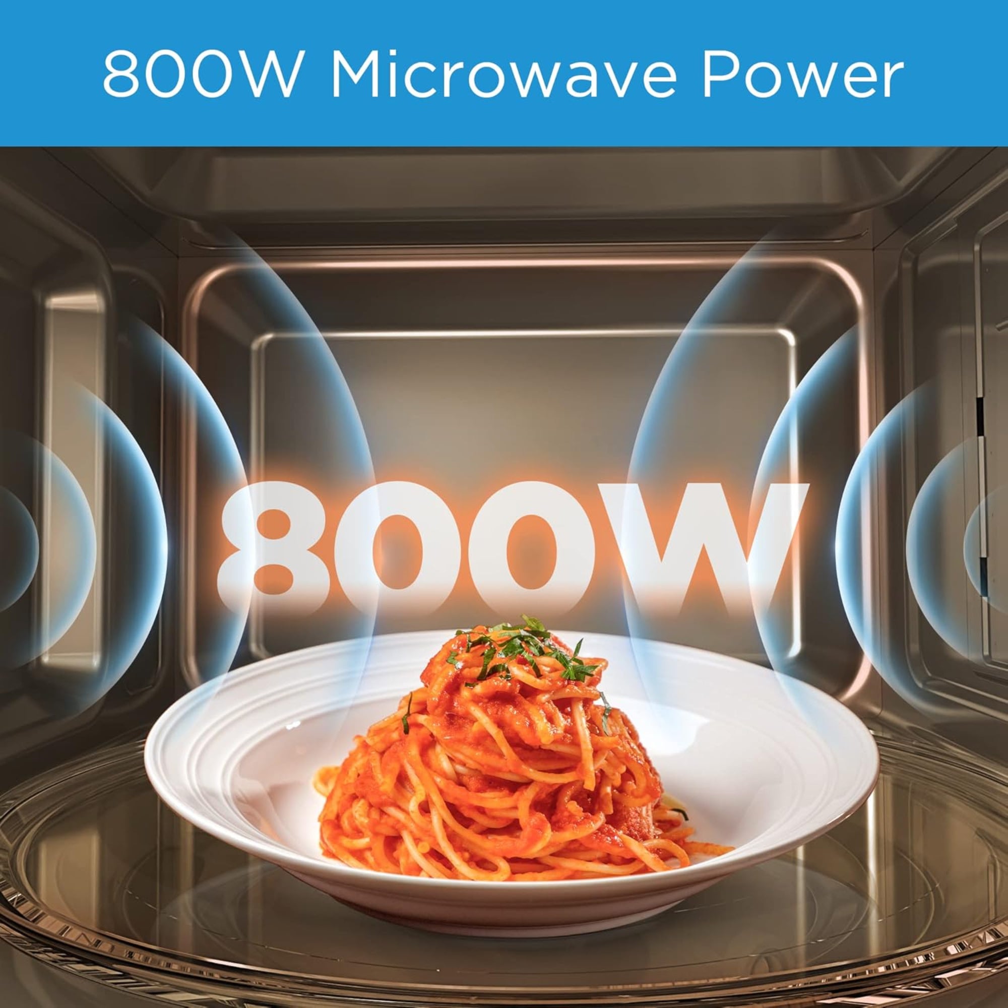 Midea 25 Liter Solo Microwave Oven – 800W 5 Power Levels Defrost Function Child Lock MM8P022KG-BK