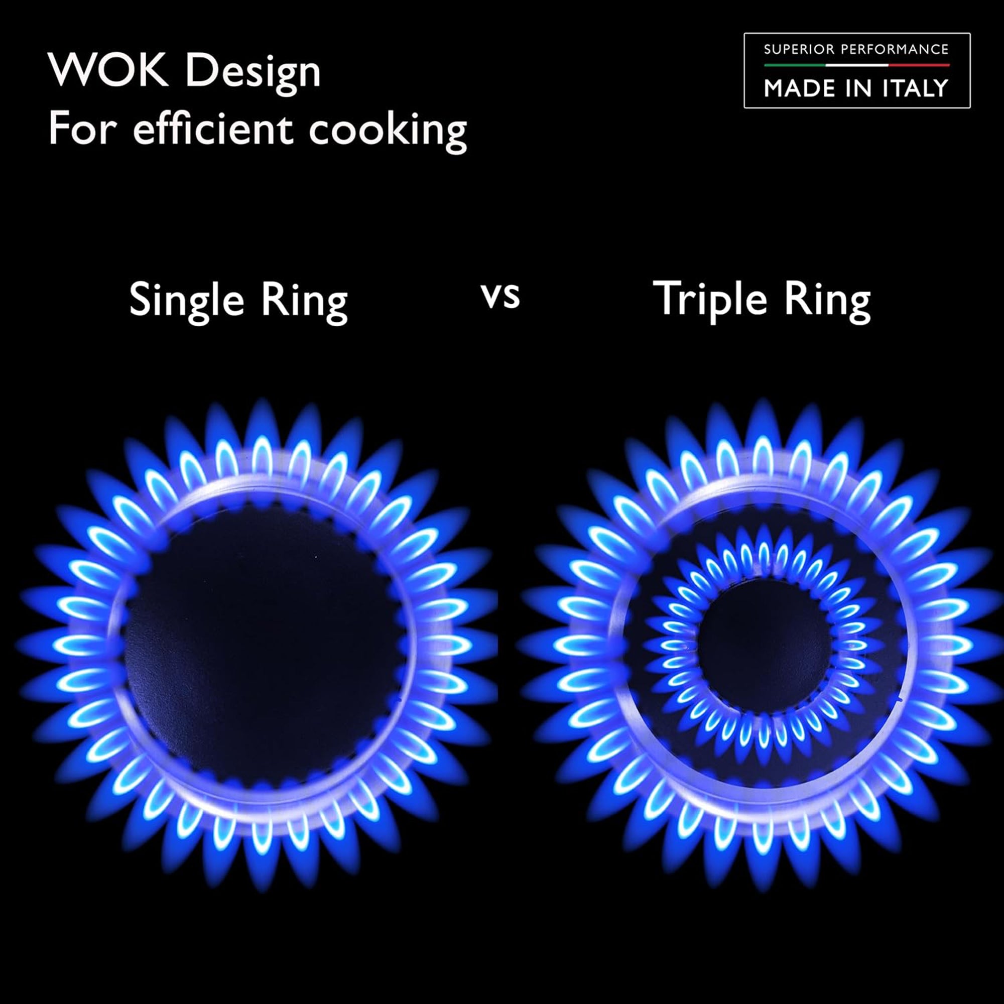 Tecnogas Superiore 90×60 cm Freestanding Gas Cooker with 5 Burners – 133L Convection Fan Oven Stainless Steel N3X96G5VCF