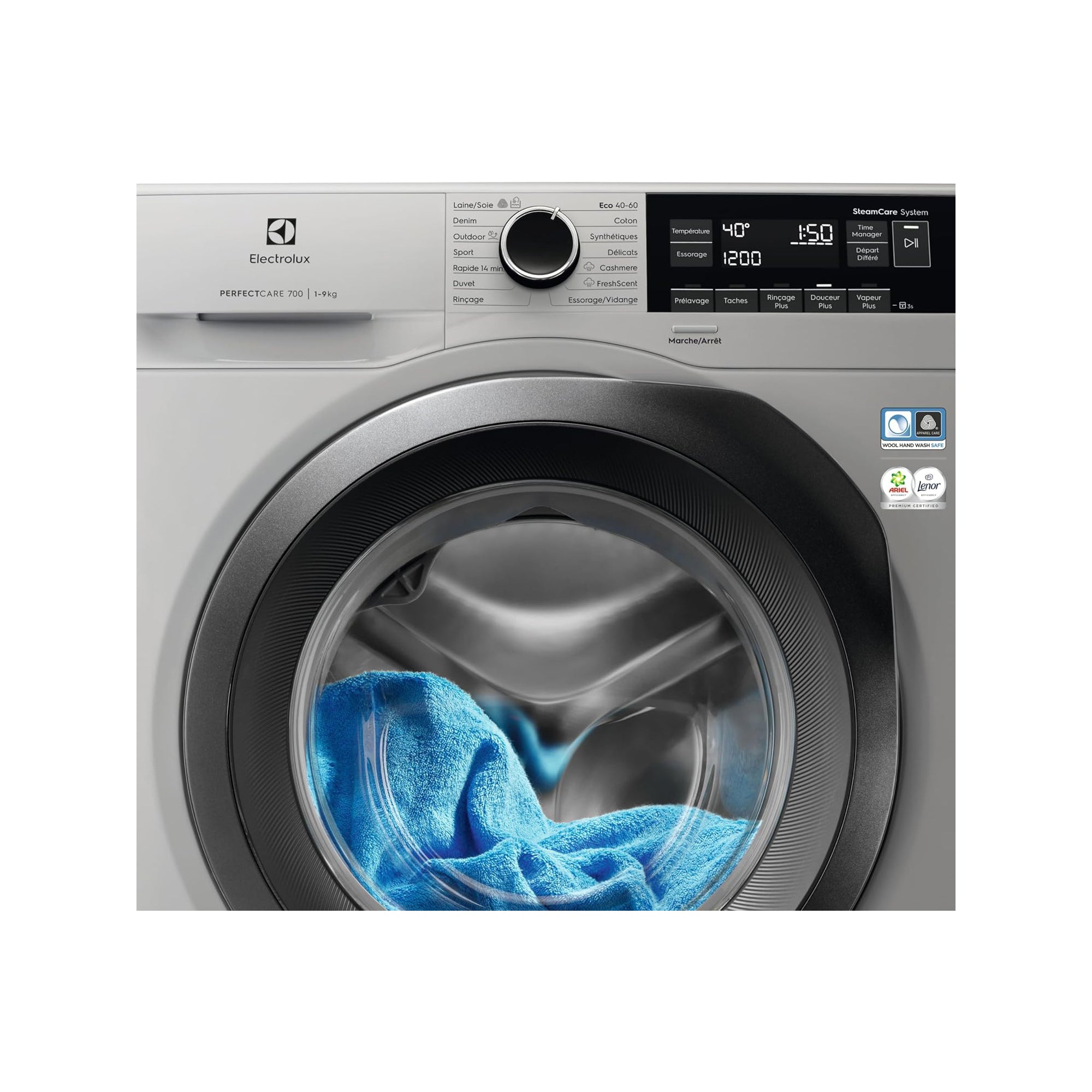 Electrolux 9KG Front Load Washing Machine 1400RPM – Inverter Motor Steam Care PerfectCare 700 EW7F3946LS