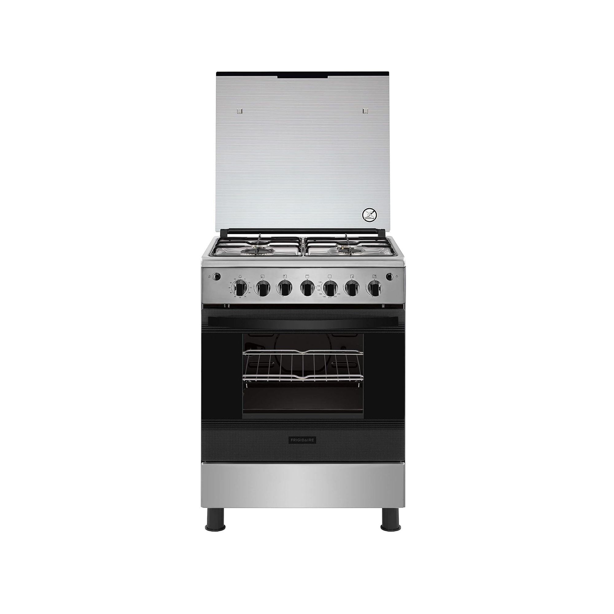 Frigidaire 60cm Free Standing Gas Cooker – 4 Burners 72L Oven FNGJ60JGUC