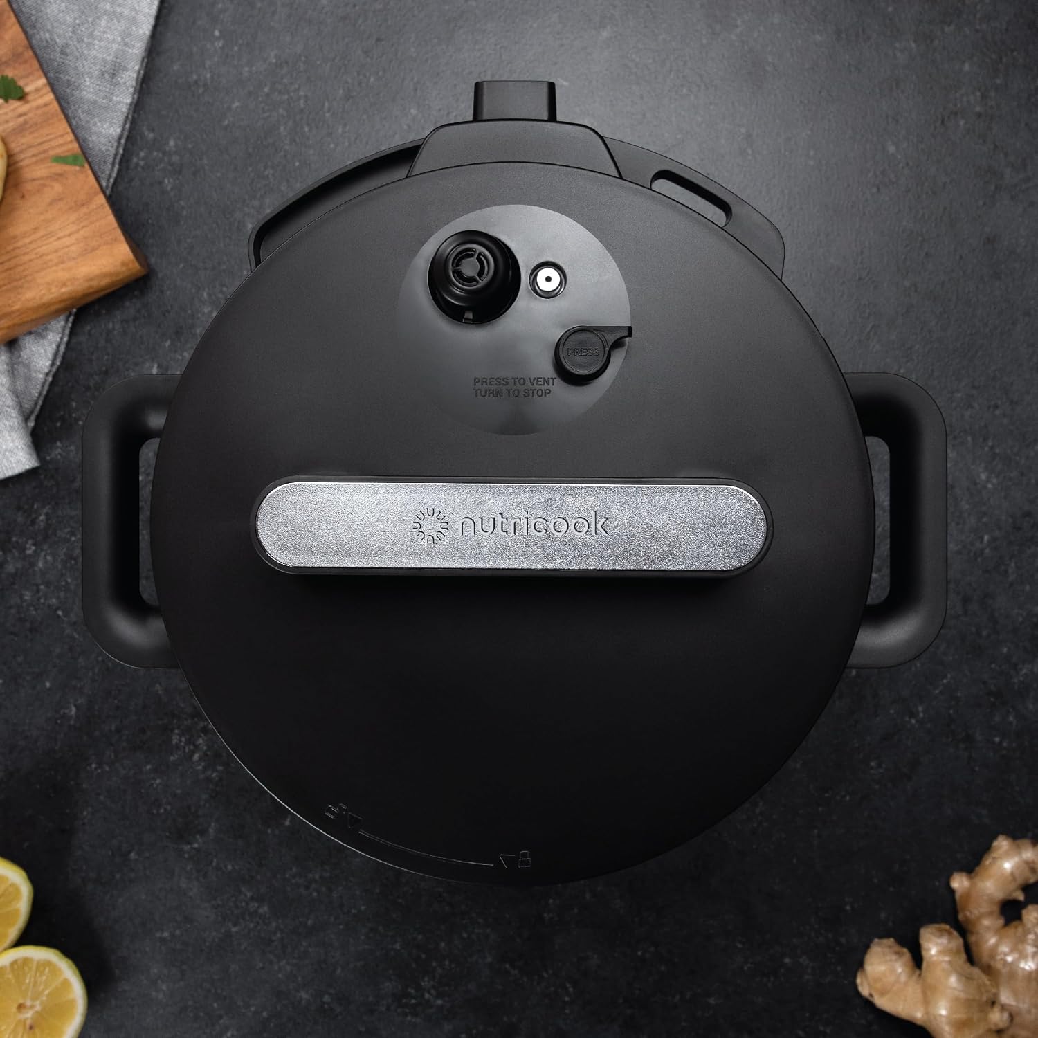 Nutricook Smart Pot 2, 8 Liters, 9 In 1 Electric Pressure Cooker, Steamer, Sauté Pot, Yogurt Maker & More, 12 Programs With New Lid