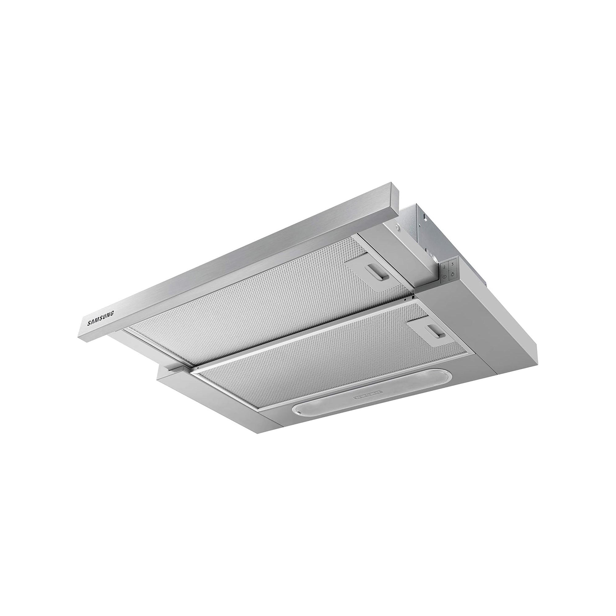 Samsung Built-In Telescopic Cooker Hood 60cm – 3 Speeds LED Lighting Washable Filter NK24M1030IS (Siver)