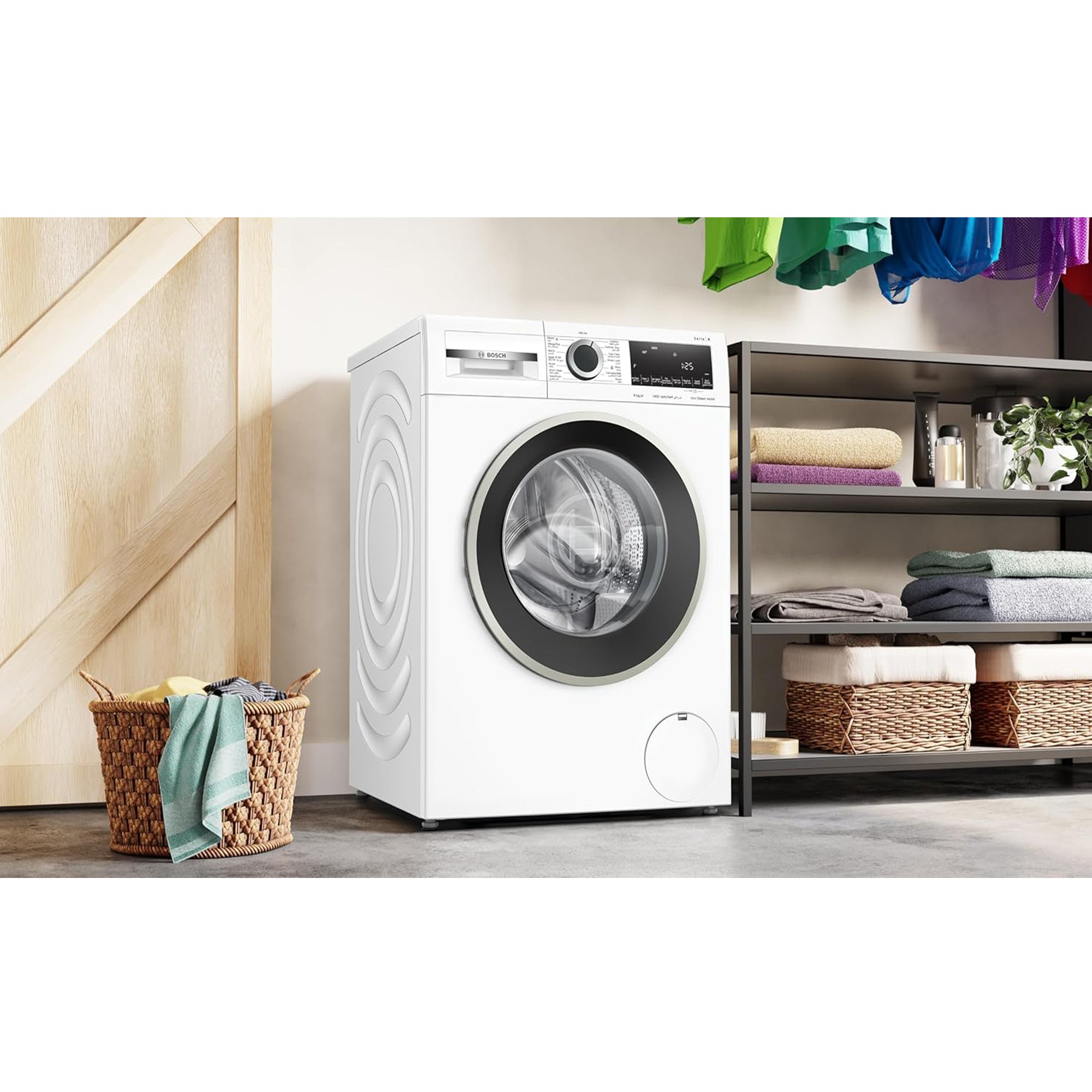 Bosch 9 kg Front Load Washing Machine – 1400 RPM EcoSilence Drive AntiStain SpeedPerfect WGA14400GC
