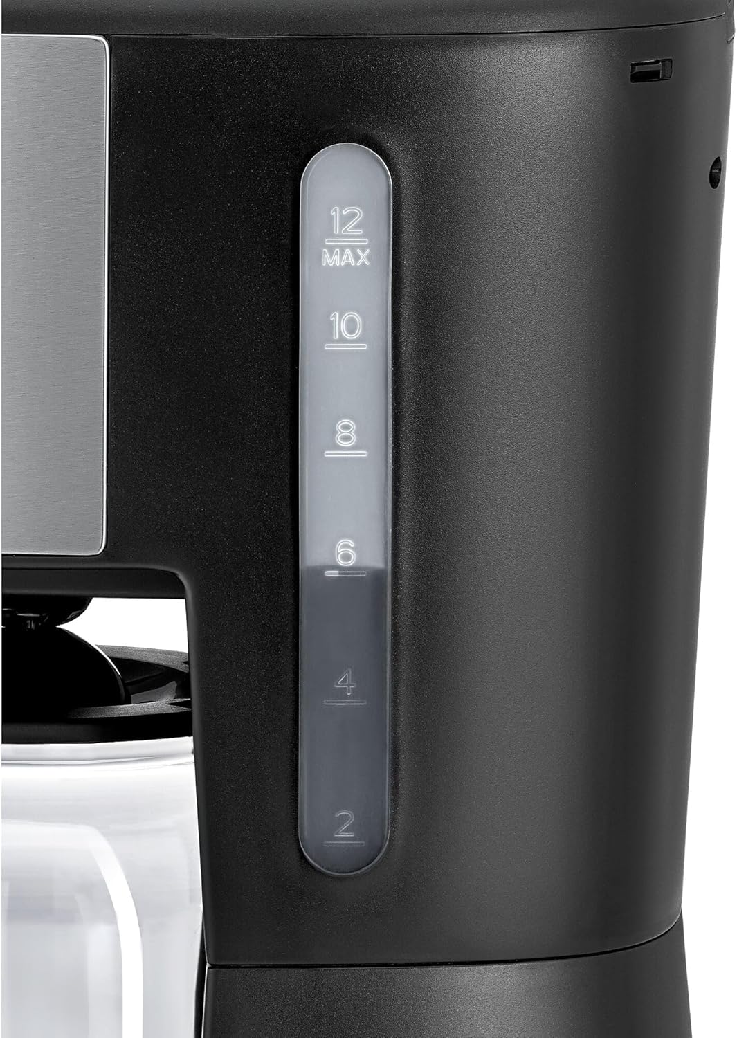 BLACK+DECKER 12-Cup Coffee Maker, 900W Programmable Drip Coffee Machine, 1.5L Glass Carafe, 24-Hour Timer, Keep Warm Function, LCD Display, Auto Shut-Off, Boil Dry Protection, Black - DCM85-B5