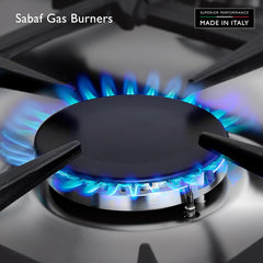 Tecnogas Superiore 90×60 cm Freestanding Gas Cooker with 5 Burners – 133L Convection Fan Oven Stainless Steel N3X96G5VCF