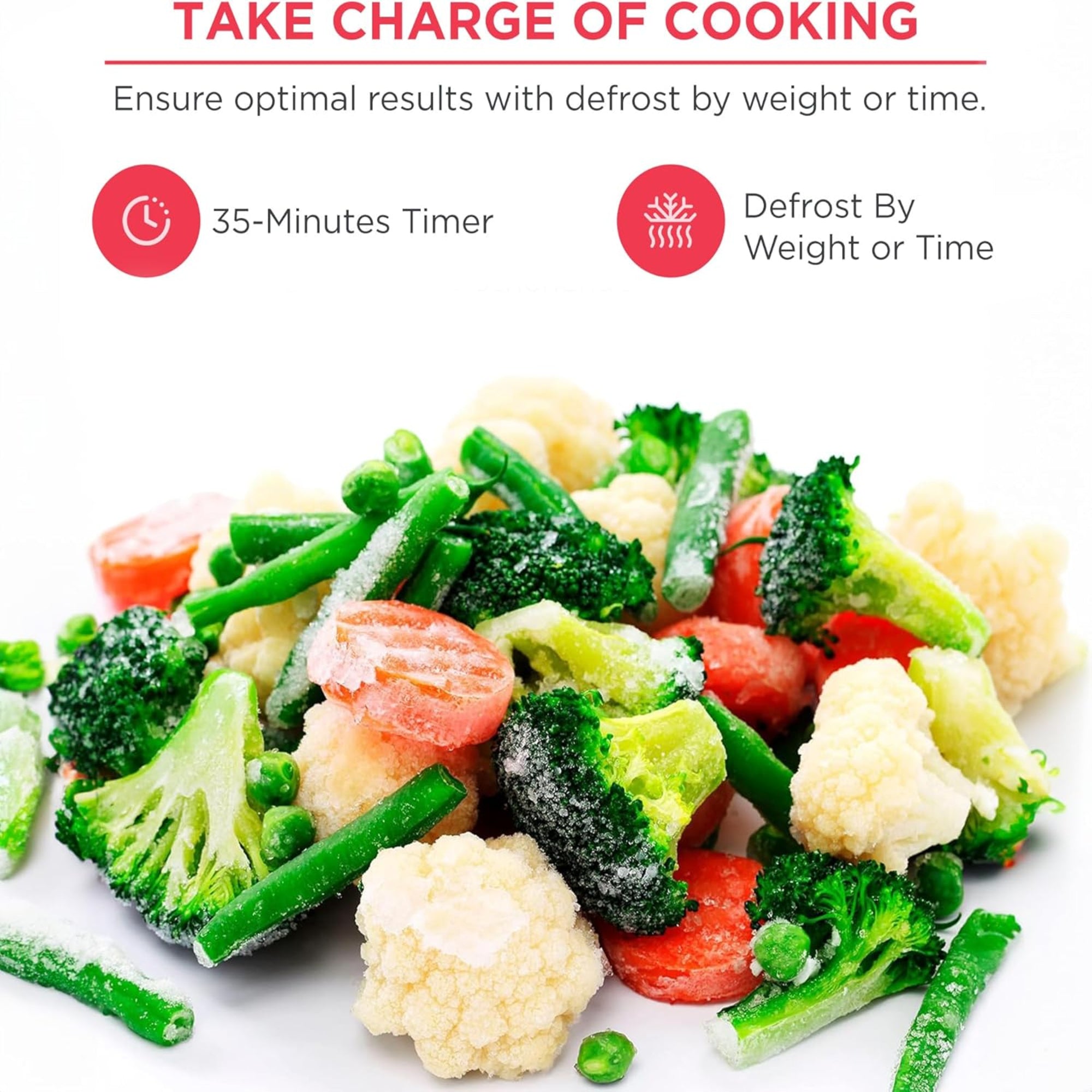 BLACK+DECKER 20 Liter Microwave Oven – 700W 5 Power Levels Defrost Function Chrome Knobs MZ2005P-B5