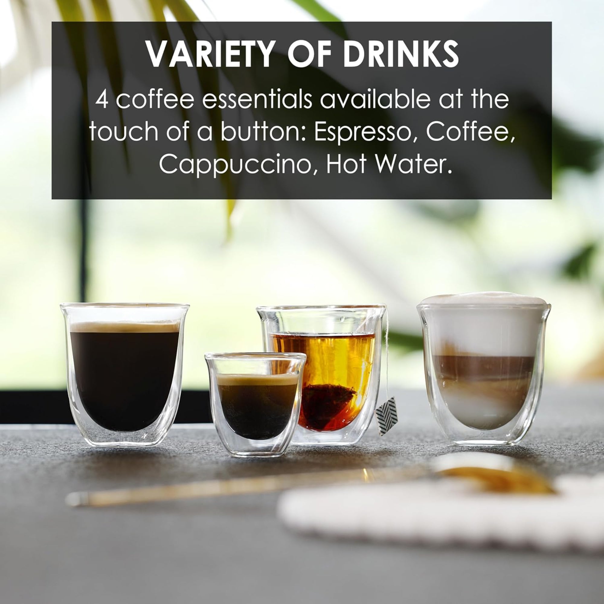 De'Longhi Magnifica Start Automatic Coffee Machine – Built-in Grinder LatteCrema System One-Touch Recipes ECAM220.60.B