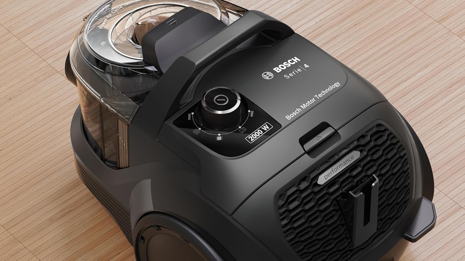 Bosch Bagless Vacuum Cleaner, BGS21WBAGB, 2000W, Black, 1 Year Manufacturer Warranty, German Engineering