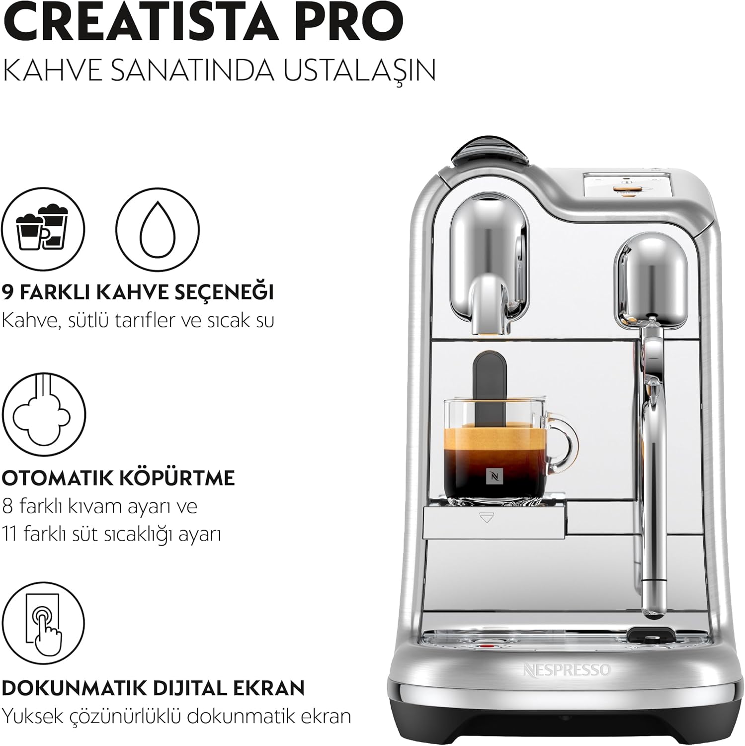 Nespresso J620 Creatista Pro Coffee Machine