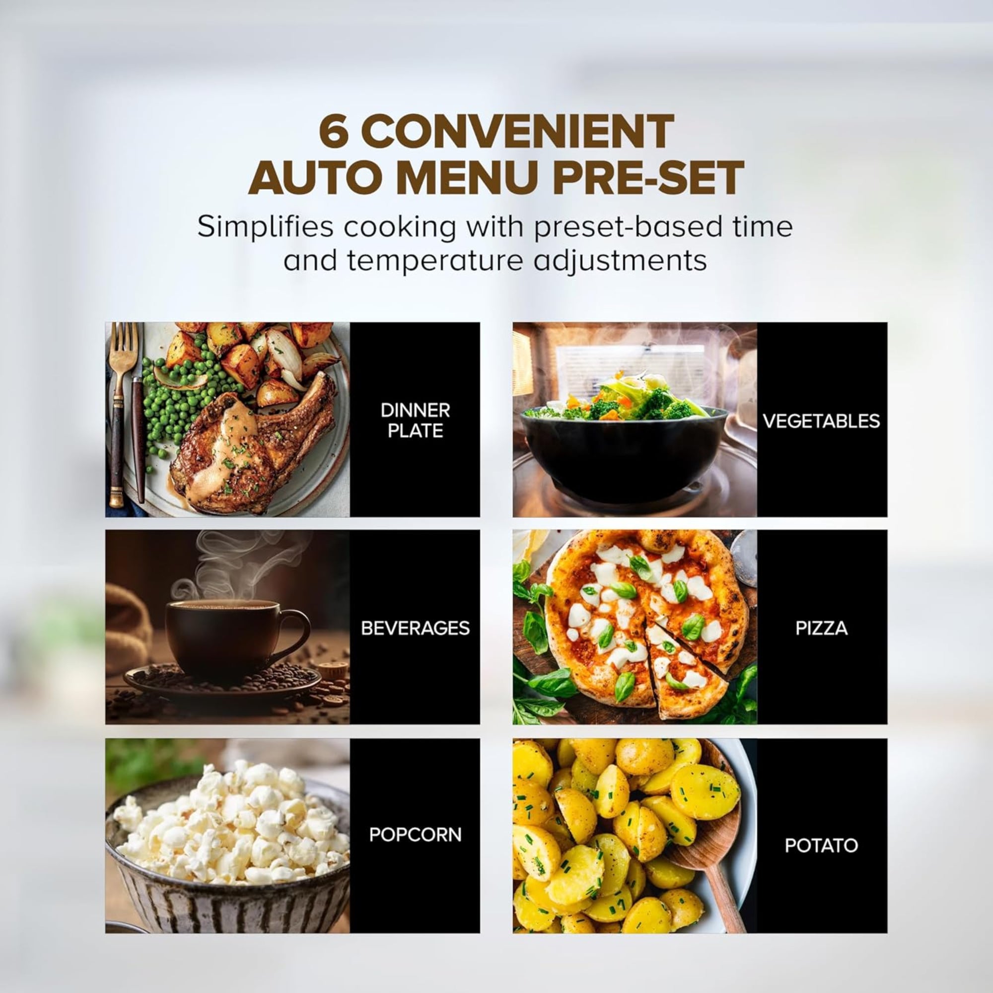 Nikai 20 Liter Microwave Oven – 700W Digital Touch Control 11 Power Levels Auto Menu NMO2110DB