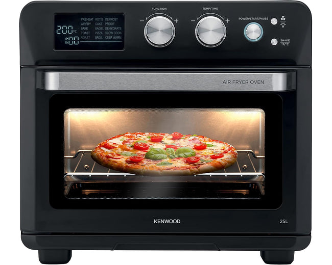 Kenwood MOA25 25L Air Fryer Oven, 2-in-1 Toaster Oven with Rotisserie, Black