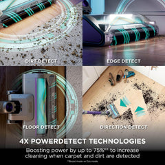 Shark PowerDetect Cordless Vacuum Cleaner, DuoClean Detect, Grey IP1251UKT | Reverse Clean, Anti Hair Wrap Plus, Lightweight, 70 Min Runtime, Pet, Crevice & Multi-Surface Tools, Flexible, Handheld Mode