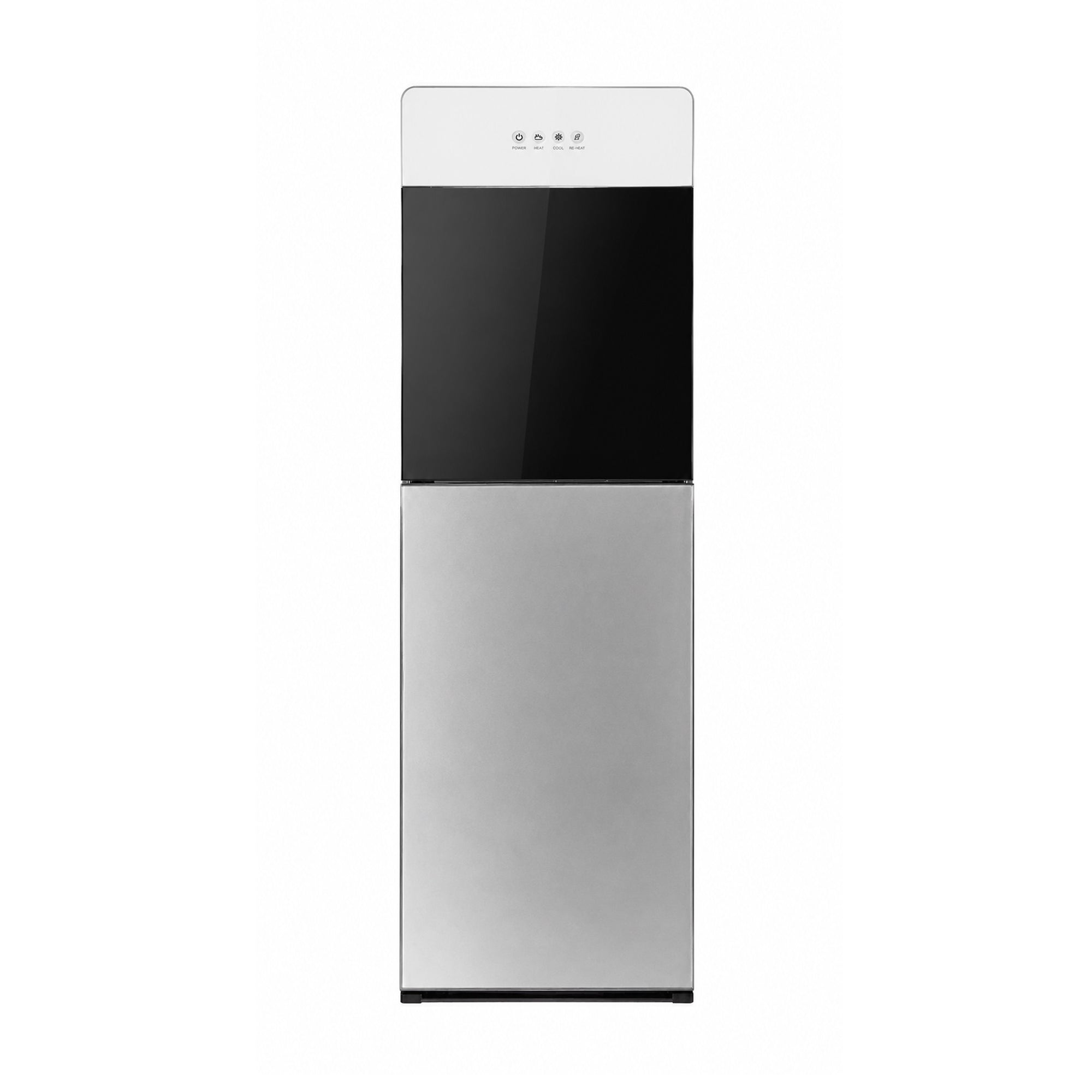 EURCRBU Bottom Loading Water Dispenser – Hot Cold Room Temperature Compressor Cooling Silver AFK-2088-3 (white/black)