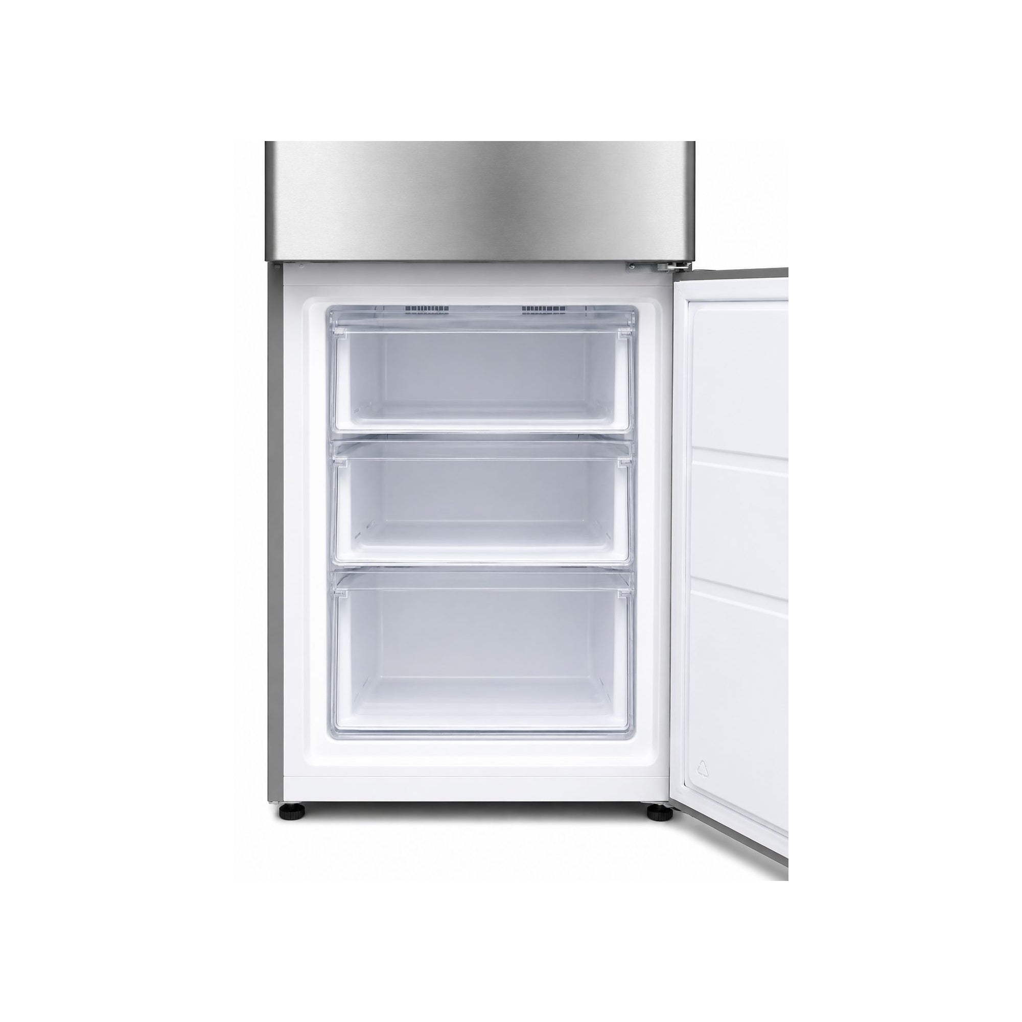 D-Star Bottom Freezer Refrigerator Water Dispenser Bottom Mount Freezer DS-310RW (Silver)
