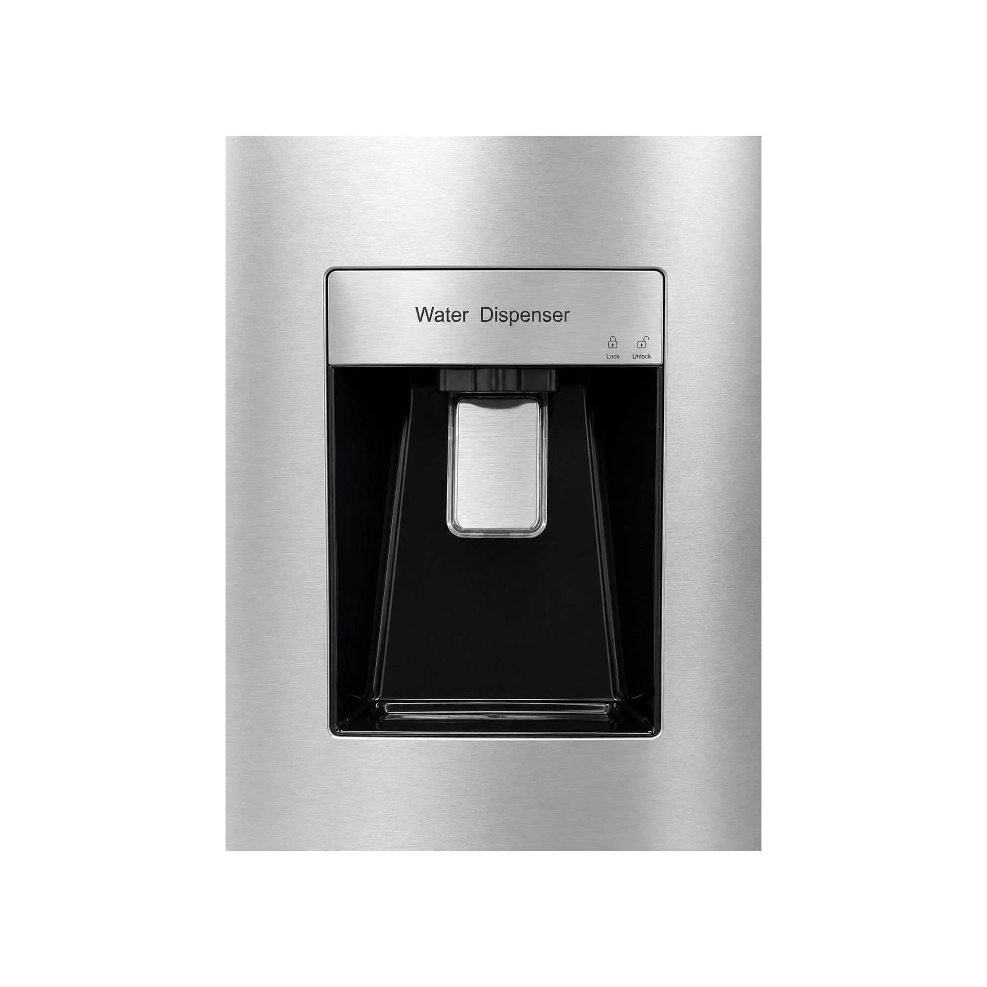 D-Star Bottom Freezer Refrigerator Water Dispenser Bottom Mount Freezer DS-310RW (Silver)