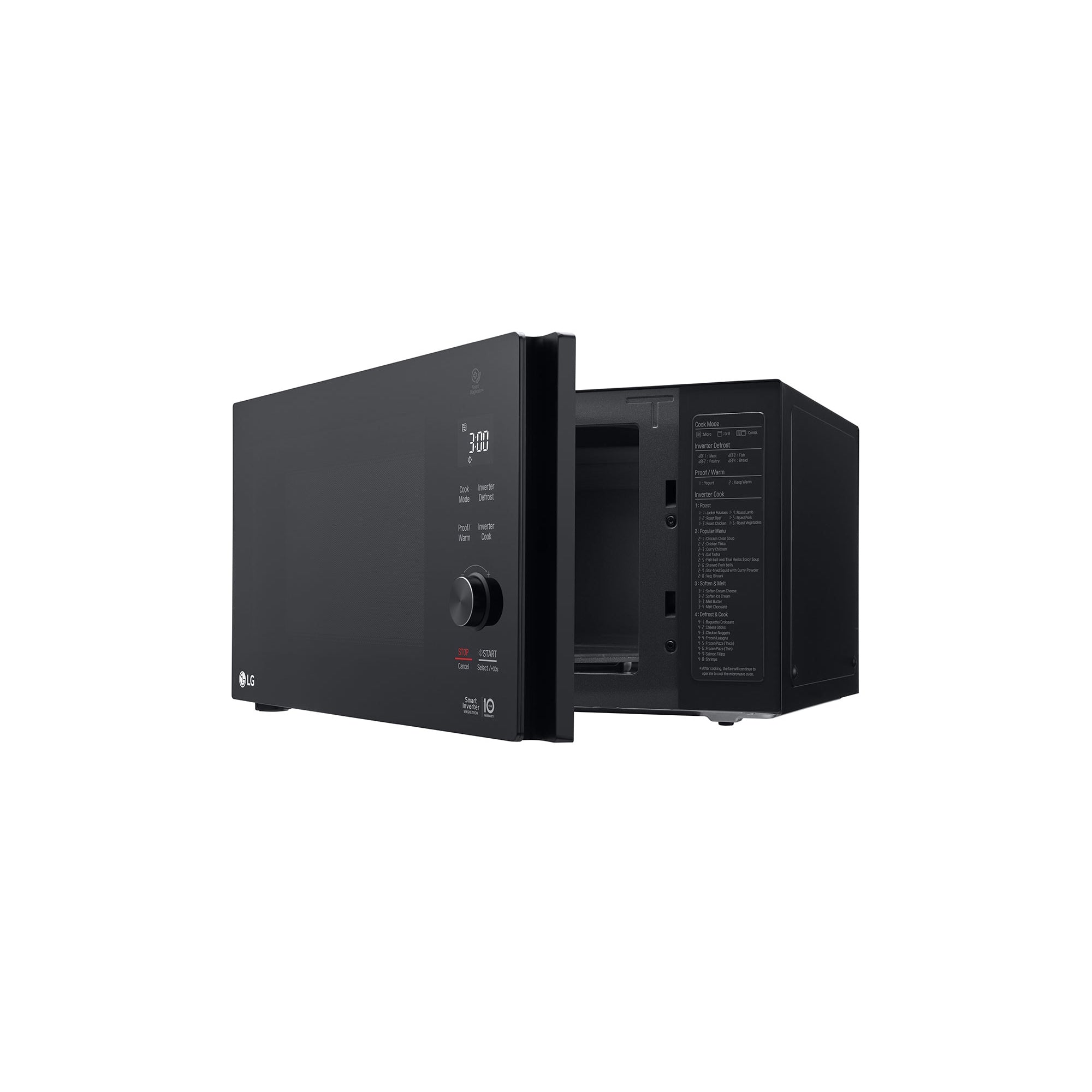 LG Microwave oven 42L Smart Inverter Even Heating and Easy Clean Black color MS42660BS