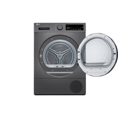 LG Heat Pump Dryer Dark Silver 8kg RH80T2SP7RM